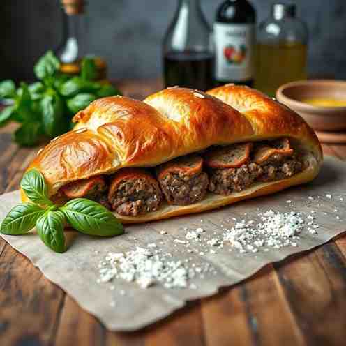 Bake Best Italian Sausage Bread - Easy Recipe